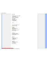 Preview for 89 page of Philips 190B9 - Brilliance - 19" LCD Monitor User Manual