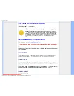 Preview for 94 page of Philips 190B9 - Brilliance - 19" LCD Monitor User Manual