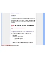 Preview for 96 page of Philips 190B9 - Brilliance - 19" LCD Monitor User Manual