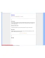 Preview for 98 page of Philips 190B9 - Brilliance - 19" LCD Monitor User Manual
