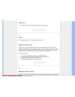 Preview for 100 page of Philips 190B9 - Brilliance - 19" LCD Monitor User Manual