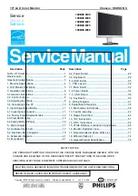 Preview for 1 page of Philips 190B9CB/00 Service Manual