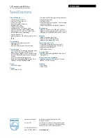 Preview for 3 page of Philips 190C1SB Specifications