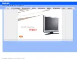 Philips 190C7 User Manual preview