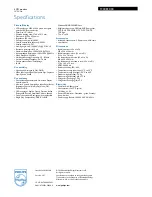 Preview for 3 page of Philips 190C8FS Specifications