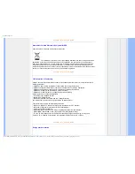 Предварительный просмотр 16 страницы Philips 190CW7 User Manual