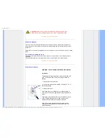 Предварительный просмотр 22 страницы Philips 190CW7 User Manual