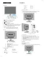 Предварительный просмотр 4 страницы Philips 190CW8FB/00 Service Manual