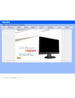 Philips 190EW9 User Manual preview