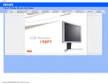 Preview for 1 page of Philips 190P7 (Spanish) Manual Del Usuario