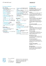 Preview for 2 page of Philips 190S6FS Specifications