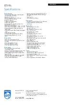 Preview for 3 page of Philips 190S7FS Specifications