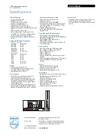 Preview for 3 page of Philips 190TW9FB Specifications