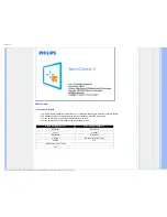 Preview for 50 page of Philips 190VW8 User Manual