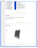 Preview for 18 page of Philips 190x5 User Manual