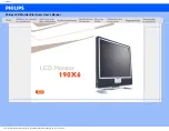 Philips 190X6 (Dutch) Elektronische Handleiding предпросмотр