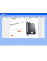 Philips 190X7 User Manual предпросмотр