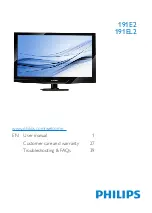 Philips 191E2 User Manual preview