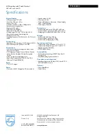 Preview for 3 page of Philips 191E2SB Specifications