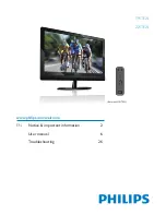 Предварительный просмотр 1 страницы Philips 191TE2L User Manual