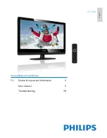 Philips 191TV4L User Manual preview