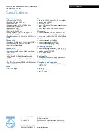 Preview for 3 page of Philips 191V2AB Specifications