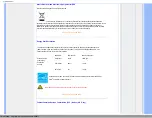 Предварительный просмотр 14 страницы Philips 192E display Manual