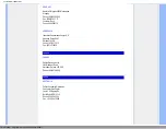 Предварительный просмотр 58 страницы Philips 192E display Manual