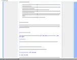 Предварительный просмотр 66 страницы Philips 192E display Manual