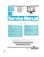 Предварительный просмотр 1 страницы Philips 192E2SB2/10 Service Manual