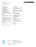 Preview for 3 page of Philips 192EL2SB Specifications