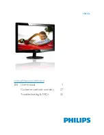 Предварительный просмотр 1 страницы Philips 196V3L User Manual