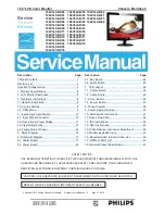 Предварительный просмотр 1 страницы Philips 196V3LAB/00 Service Manual