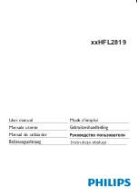 Philips 19HFL2819P User Manual предпросмотр