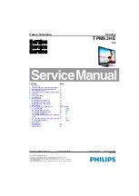 Preview for 1 page of Philips 19HFL3007D/10 Service Manual