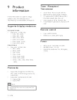 Preview for 50 page of Philips 19HFL3232D User Manual