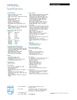 Preview for 3 page of Philips 19HFL3330D Specifications