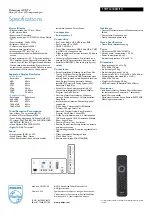 Preview for 3 page of Philips 19HFL3340D Specifications