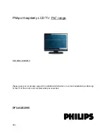 Preview for 1 page of Philips 19HFL3340D User Manual