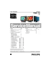 Preview for 1 page of Philips 19MD358B Service Manual