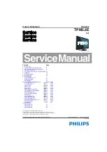 Предварительный просмотр 1 страницы Philips 19PFL3405H/05 Service Manual