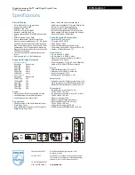 Предварительный просмотр 3 страницы Philips 19PFL5422D Specifications