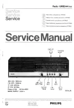 Preview for 1 page of Philips 19RB344 Service Manual