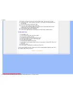 Preview for 68 page of Philips 19S1 User Manual