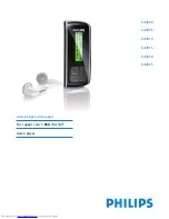 Philips 1GB-FLASH SA4010 Quick Start Manual preview