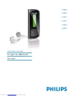 Preview for 1 page of Philips 1GB-FLASH SA4010 Quick Start Manual