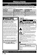 Предварительный просмотр 2 страницы Philips 1VMN30256A User Manual