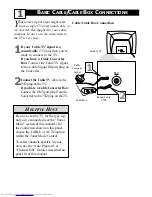 Preview for 6 page of Philips 20-FAUX FLAT COLOR TELEVISION 20PS35S Directions For Use Manual