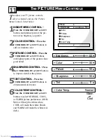 Preview for 16 page of Philips 20-FAUX FLAT COLOR TELEVISION 20PS35S Directions For Use Manual