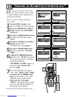 Preview for 21 page of Philips 20-FAUX FLAT COLOR TELEVISION 20PS35S Directions For Use Manual